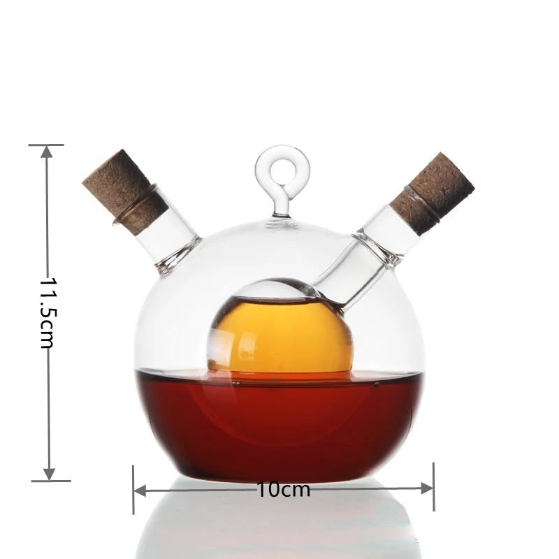 Glass cruet | Dual-dispensing