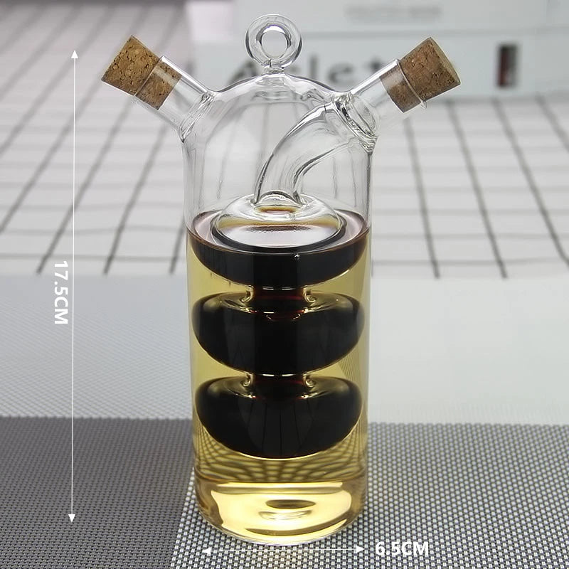 Glass cruet | Dual-dispensing