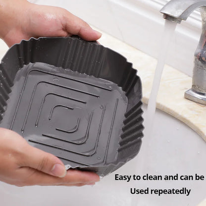 Air fryer tray | Black Silicone